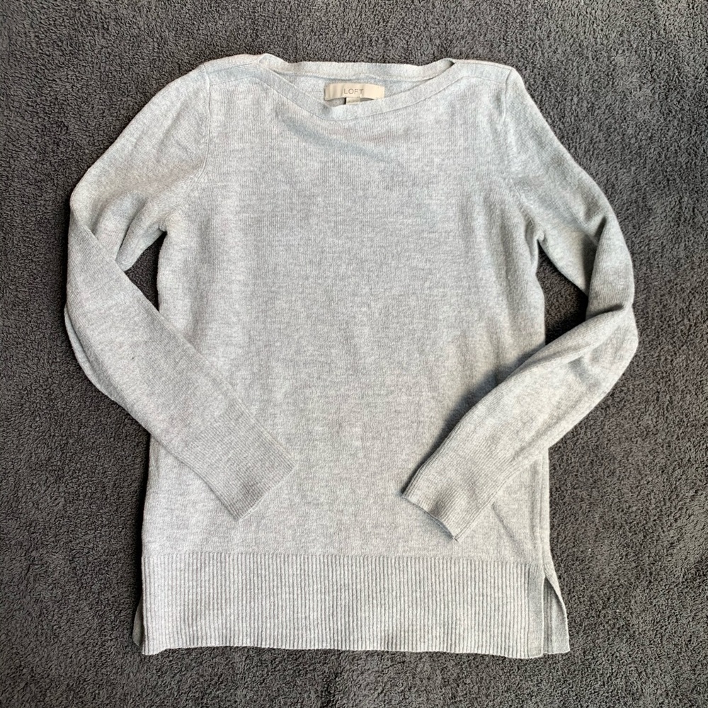 Loft gray sweater